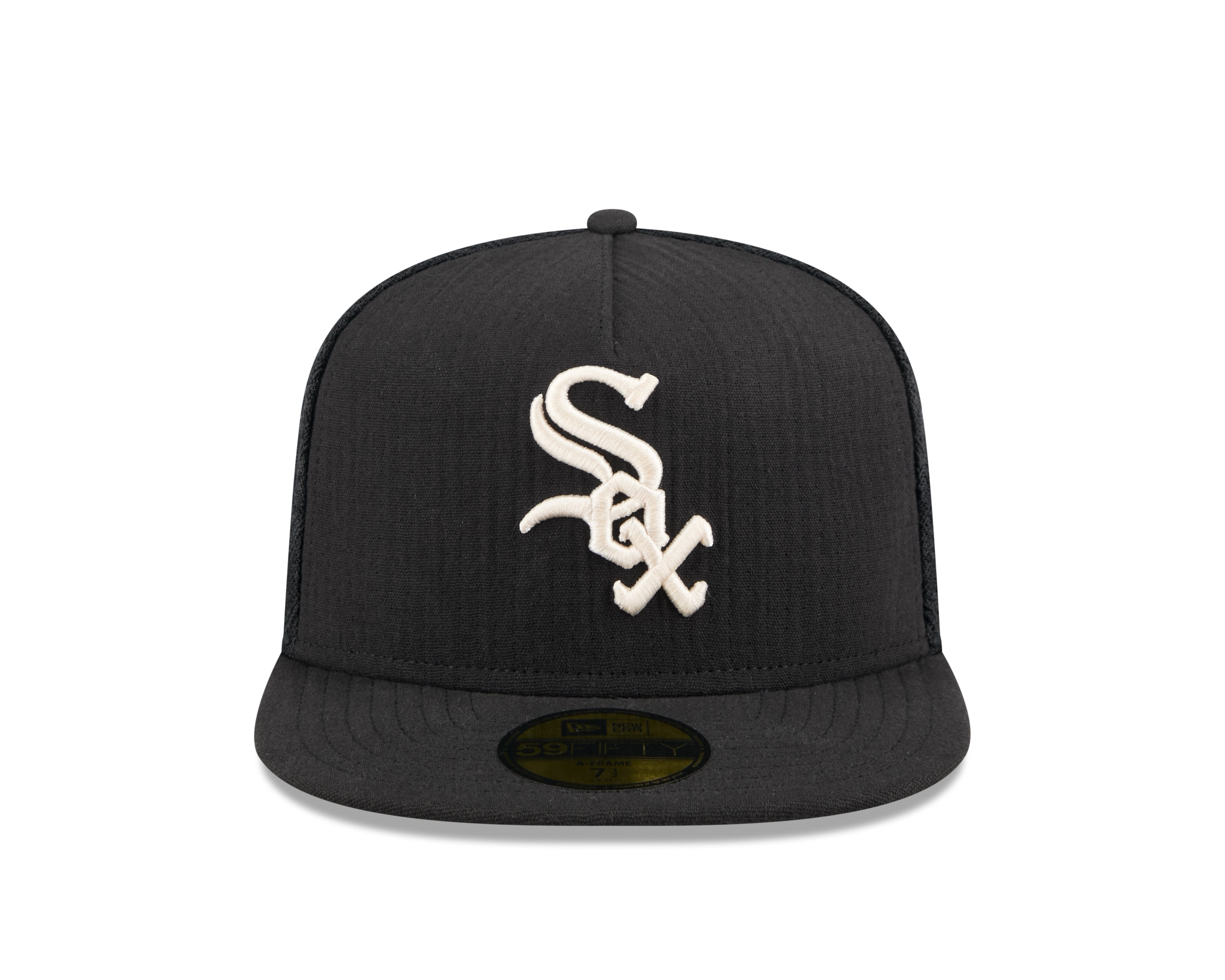 New Era - 59FIFTY Fitted A-Frame Cap - Chicago White Sox - 59FIFTY DAY - Black - Headz Up 