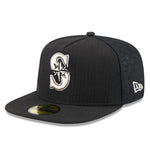 New Era - 59FIFTY Fitted A-Frame Cap - Seattle Mariners - 59FIFTY DAY - Black - Headz Up 