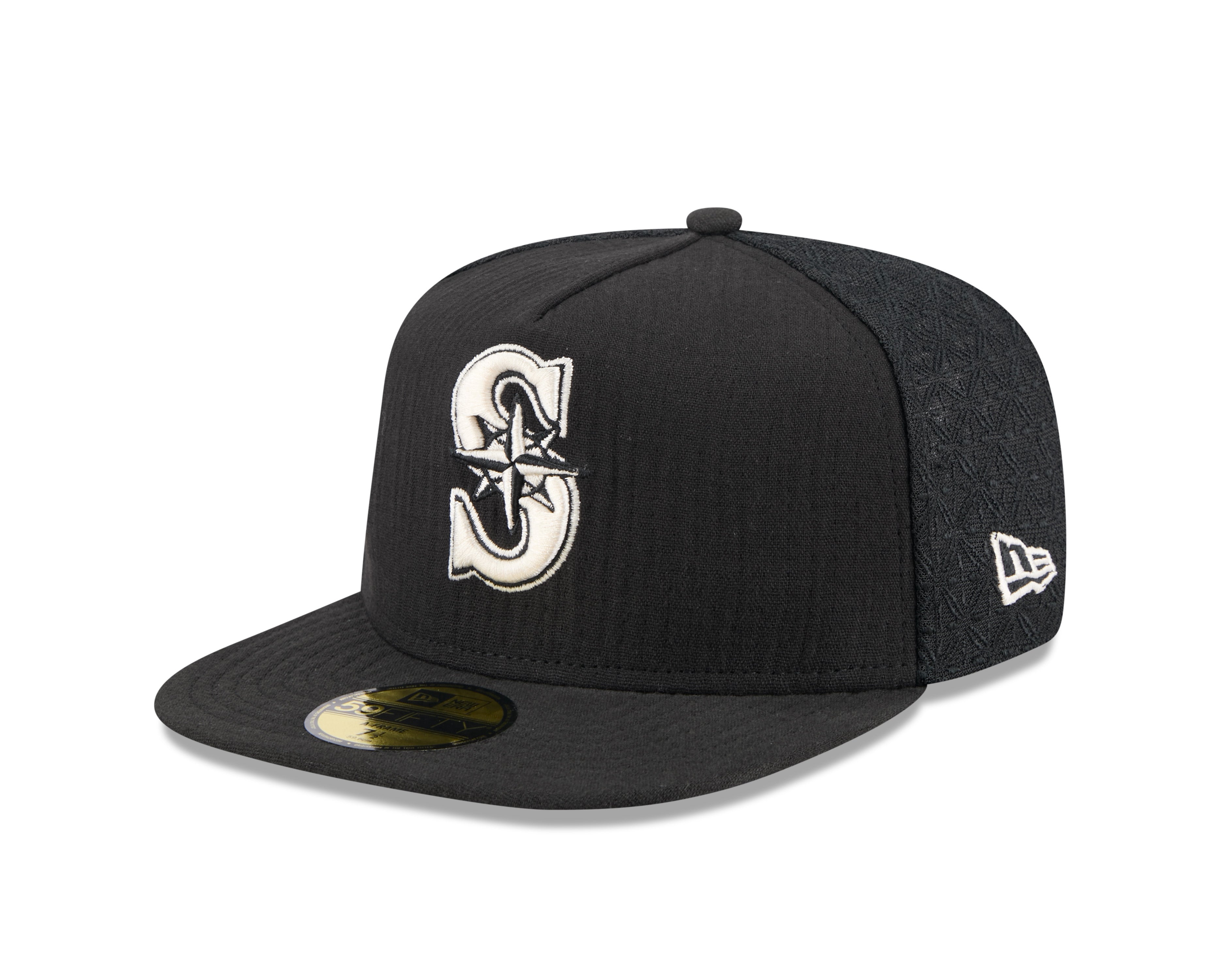 New Era - 59FIFTY Fitted A-Frame Cap - Seattle Mariners - 59FIFTY DAY - Black - Headz Up 