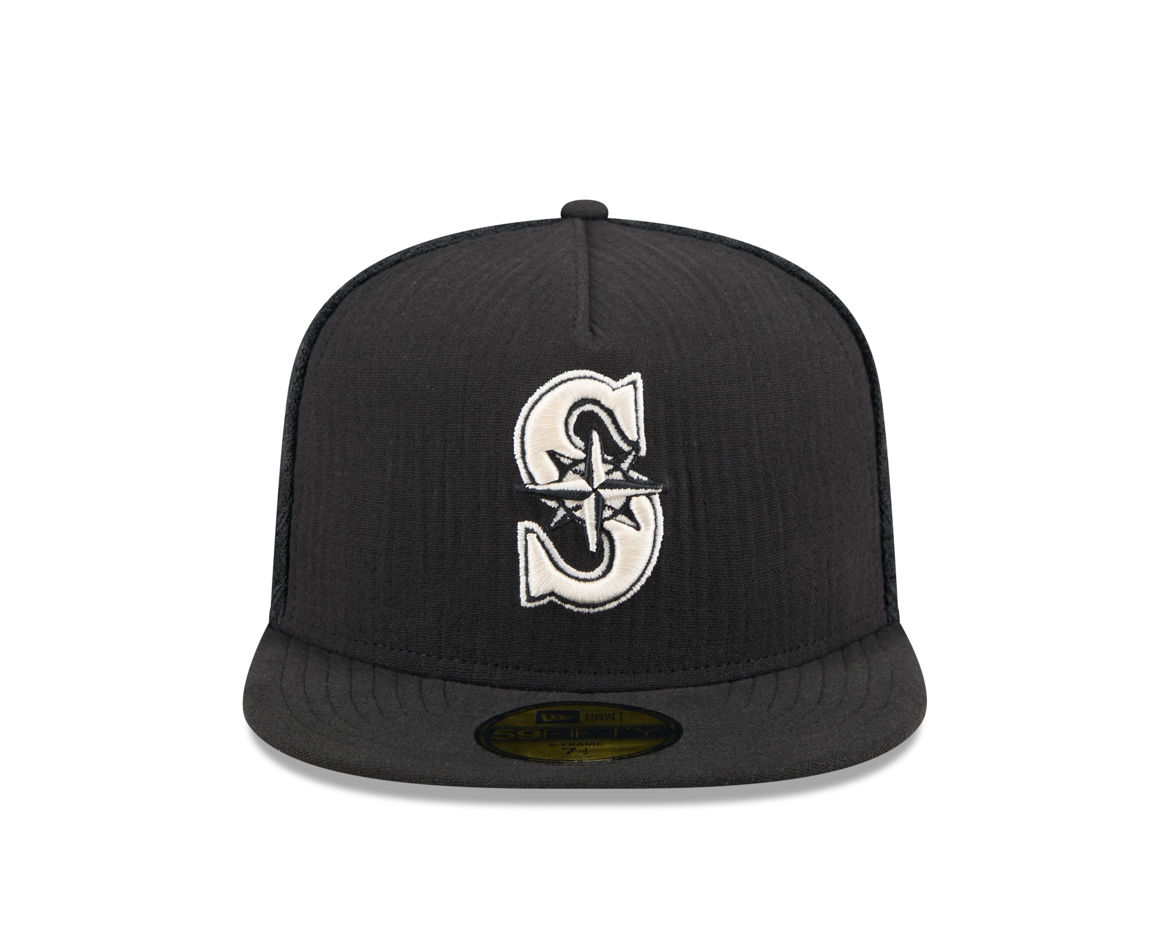 New Era - 59FIFTY Fitted A-Frame Cap - Seattle Mariners - 59FIFTY DAY - Black - Headz Up 