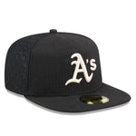 New Era - 59FIFTY Fitted A-Frame Cap - Oakland Athletics - 59FIFTY DAY - Black - Headz Up 