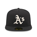 New Era - 59FIFTY Fitted A-Frame Cap - Oakland Athletics - 59FIFTY DAY - Black - Headz Up 