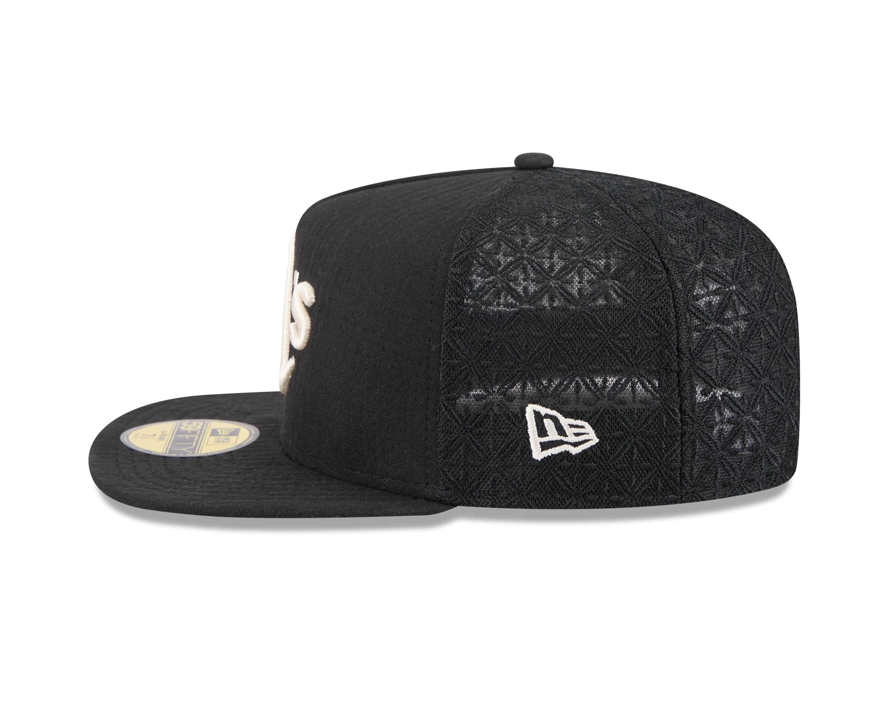 New Era - 59FIFTY Fitted A-Frame Cap - Oakland Athletics - 59FIFTY DAY - Black - Headz Up 