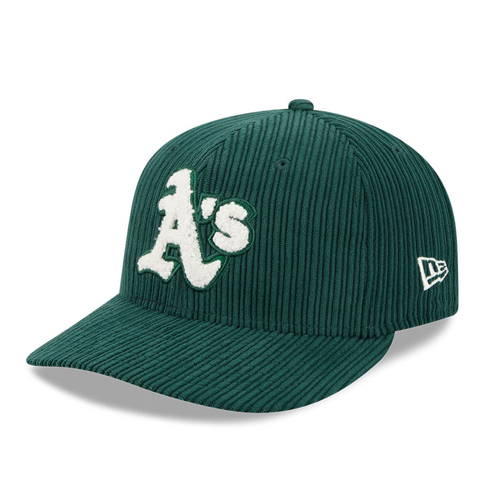New Era - 59FIFTY Fitted Cap - Oakland Athletics - CHENILLE POP - Dark Green - Headz Up 