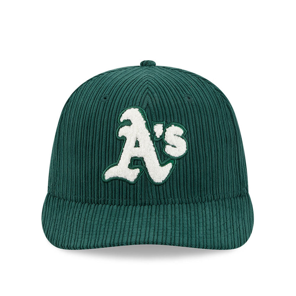 New Era - 59FIFTY Fitted Cap - Oakland Athletics - CHENILLE POP - Dark Green - Headz Up 