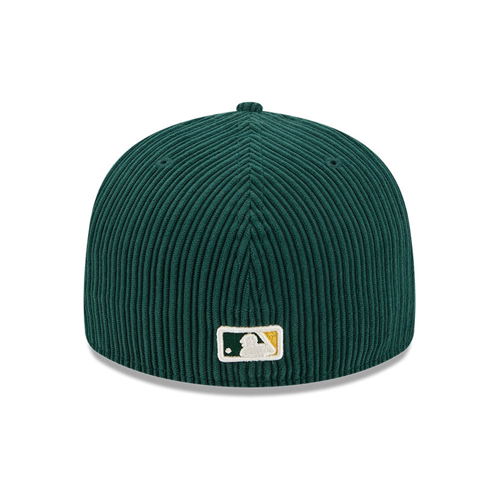 New Era - 59FIFTY Fitted Cap - Oakland Athletics - CHENILLE POP - Dark Green - Headz Up 