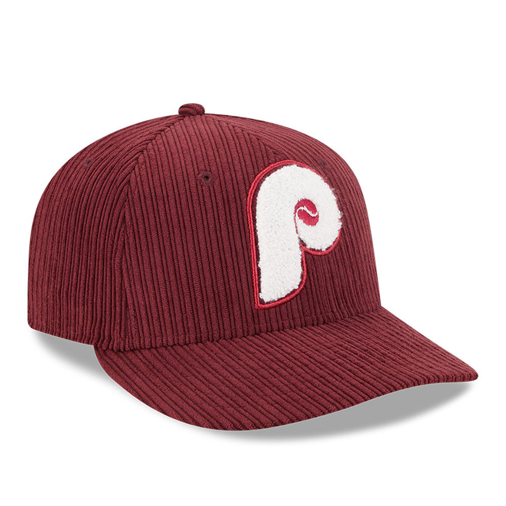 New Era - 59FIFTY Fitted Cap - Philadelphia Phillies - CHENILLE POP - Maroon - Headz Up 
