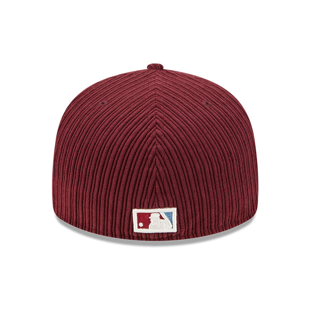 New Era - 59FIFTY Fitted Cap - Philadelphia Phillies - CHENILLE POP - Maroon - Headz Up 
