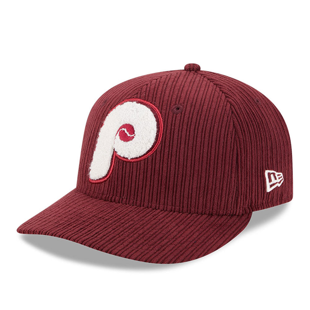 New Era - 59FIFTY Fitted Cap - Philadelphia Phillies - CHENILLE POP - Maroon - Headz Up 