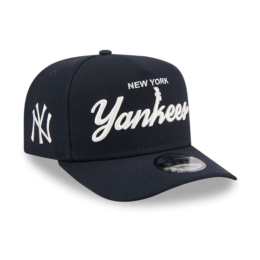 New Era - 9FIFTY A-Frame Snapback - New York Yankees - LOCAL PLAY - Navy - Headz Up 
