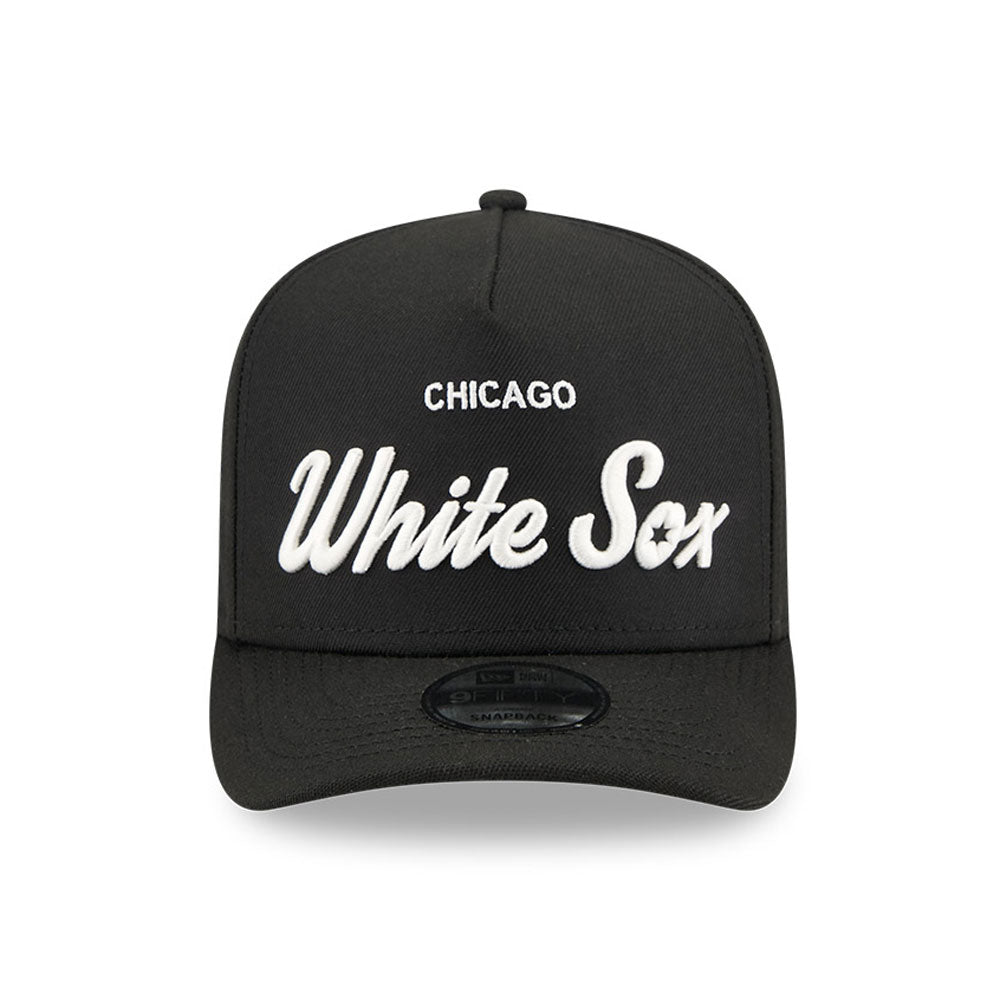 New Era - 9FIFTY A-Frame Snapback - Chicago White Sox - LOCAL PLAY - Black - Headz Up 
