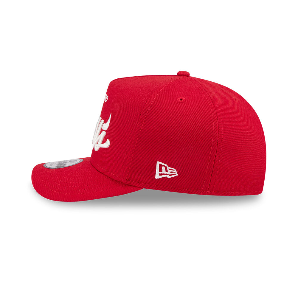 New Era - 9FIFTY A-Frame Snapback - Chicago Bulls - LOCAL PLAY - Red - Headz Up 