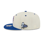 New Era - 9FIFTY Snapback - New York Mets - MASCOT PIN - Chrome/Blue - Headz Up 