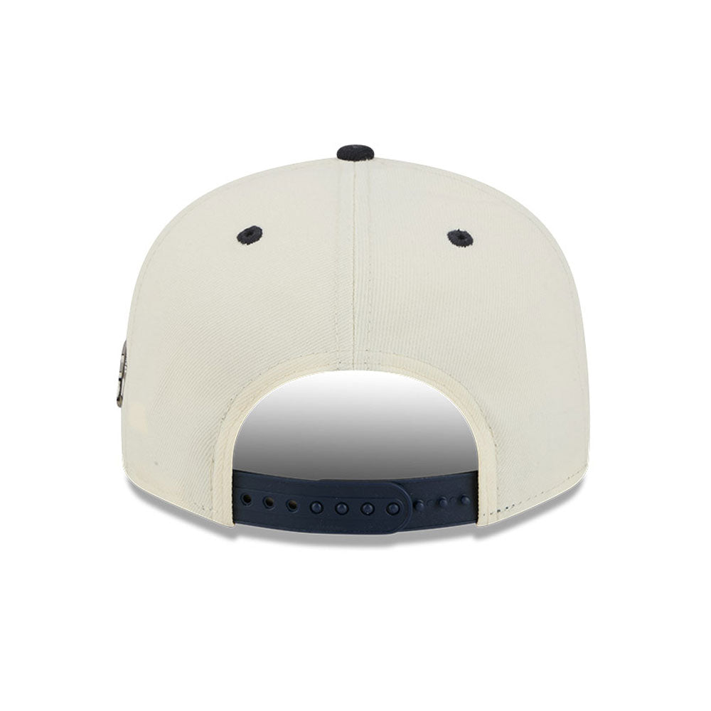 New Era - 9FIFTY Snapback - Atlanta Braves - MASCOT PIN - Chrome/Black - Headz Up 