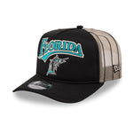 New Era - 9FIFTY A-Frame ARCHED Trucker - Florida Marlins - OTC - Headz Up 