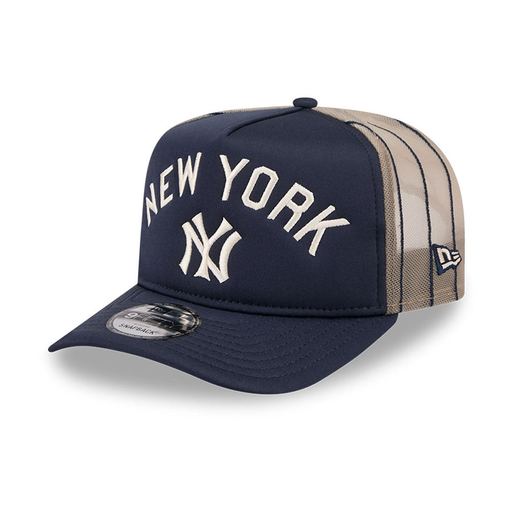 New Era - 9FIFTY A-Frame ARCHED Trucker - New York Yankees - OTC - Headz Up 