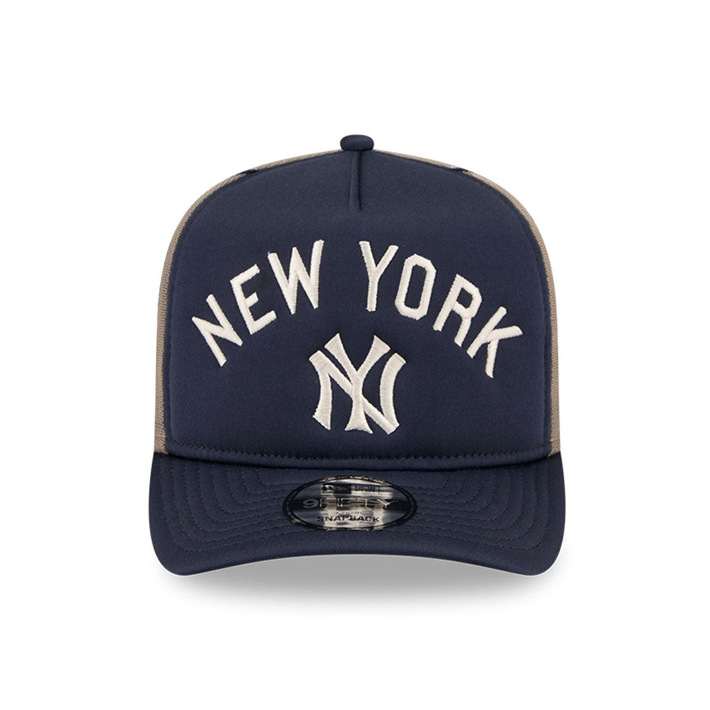New Era - 9FIFTY A-Frame ARCHED Trucker - New York Yankees - OTC - Headz Up 