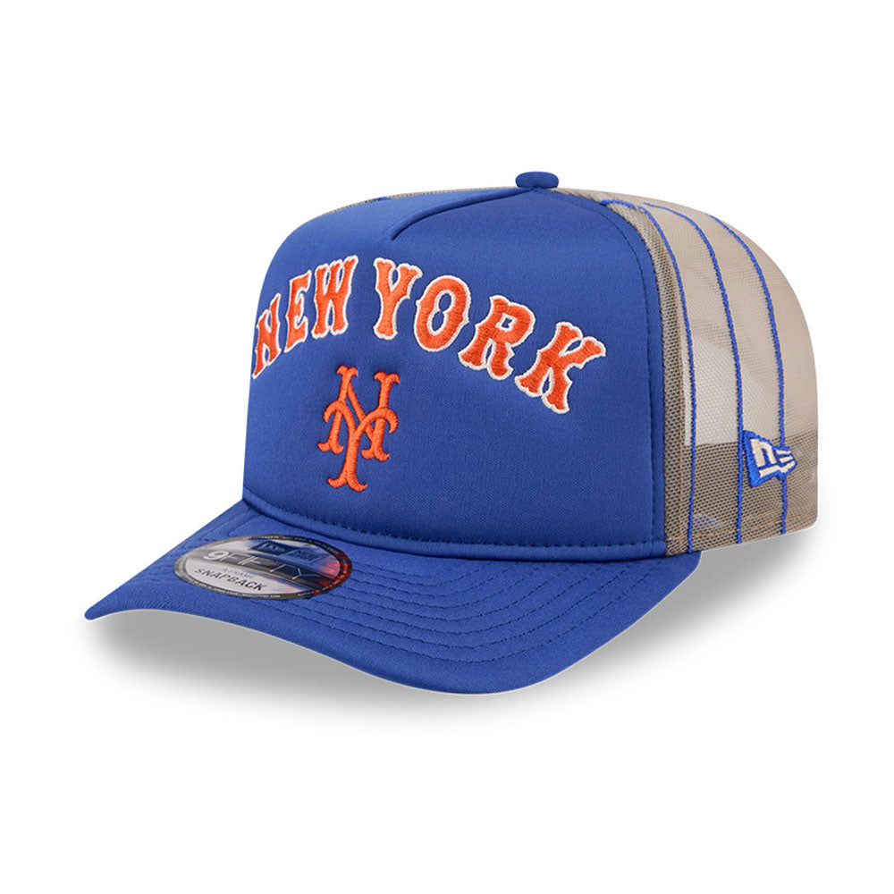 New Era - 9FIFTY A-Frame ARCHED Trucker - New Mets - OTC - Headz Up 