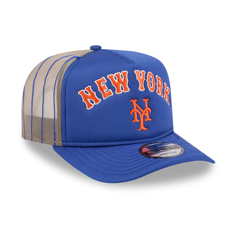 New Era - 9FIFTY A-Frame ARCHED Trucker - New Mets - OTC - Headz Up 