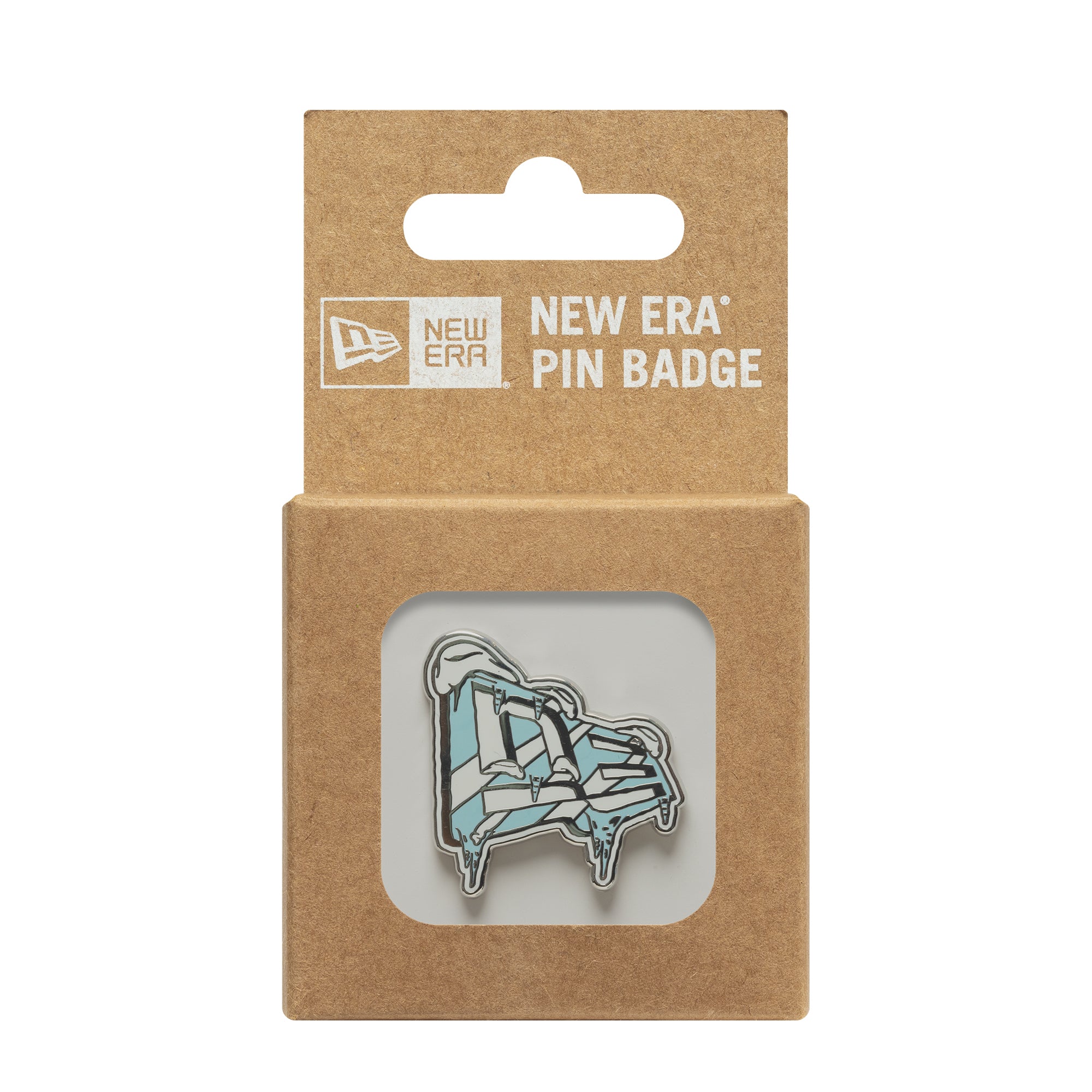 New Era - ICED NE FLAG Pin - Silver - Headz Up 