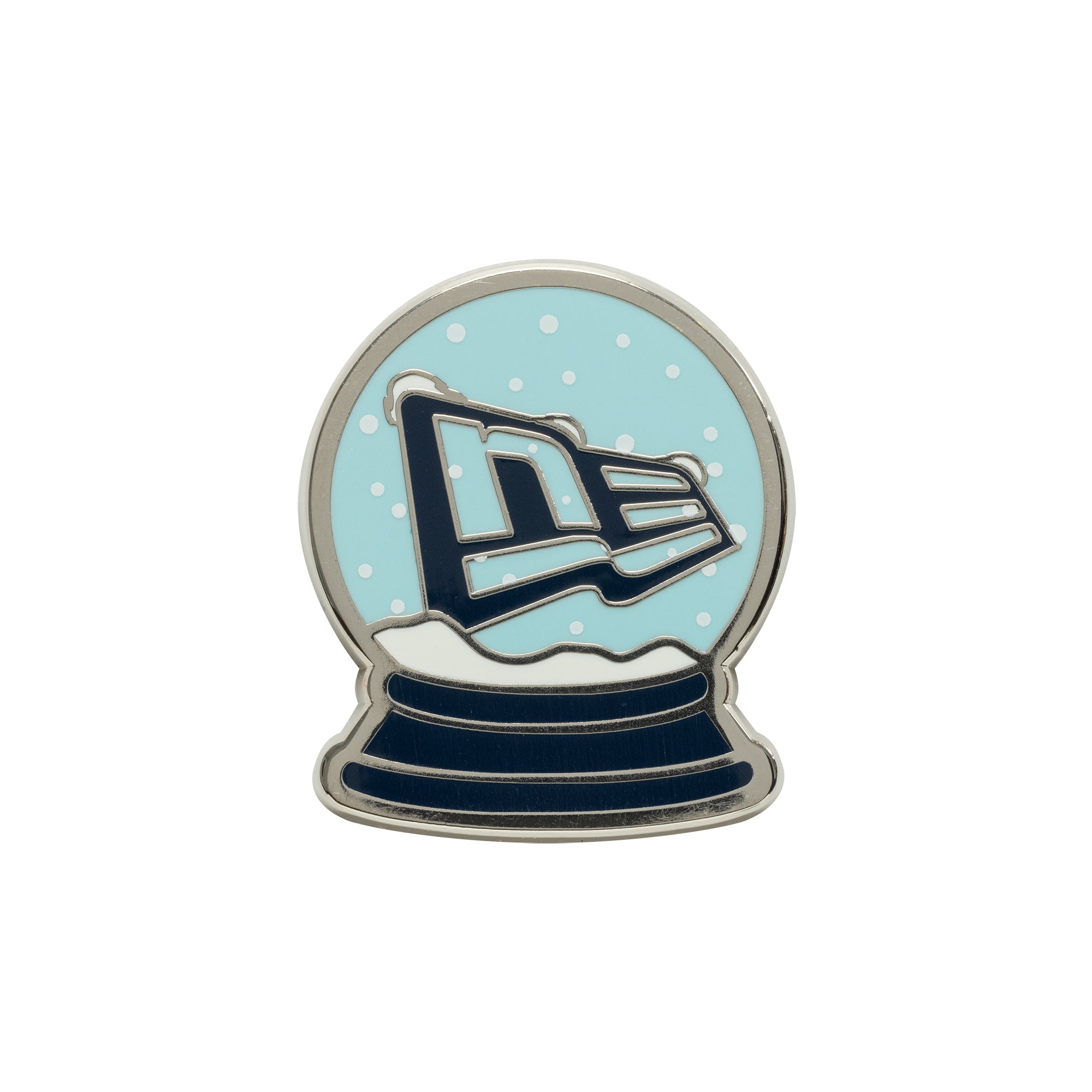 New Era - NE SNOWGLOBE Pin - Silver - Headz Up 
