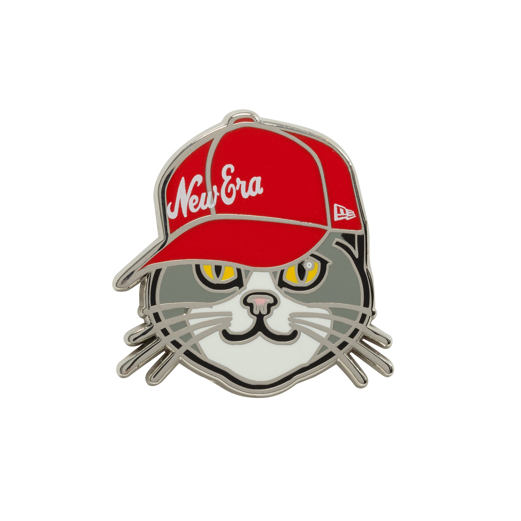 New Era - NE CAT Pin - Silver - Headz Up 