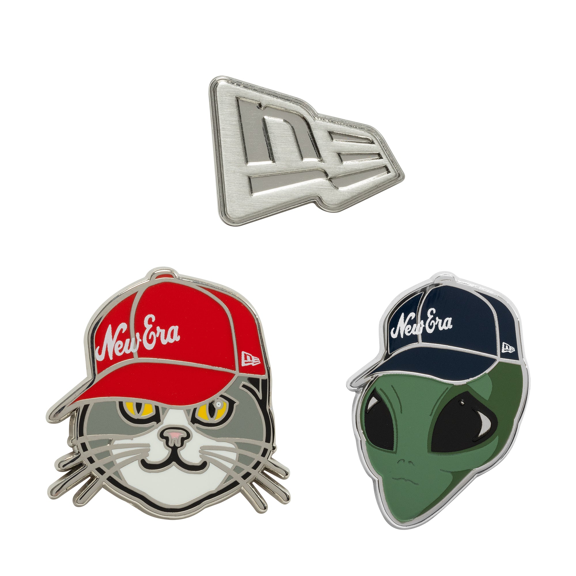 New Era - NE 3 Pin GIft Set 2 - Silver - Headz Up 