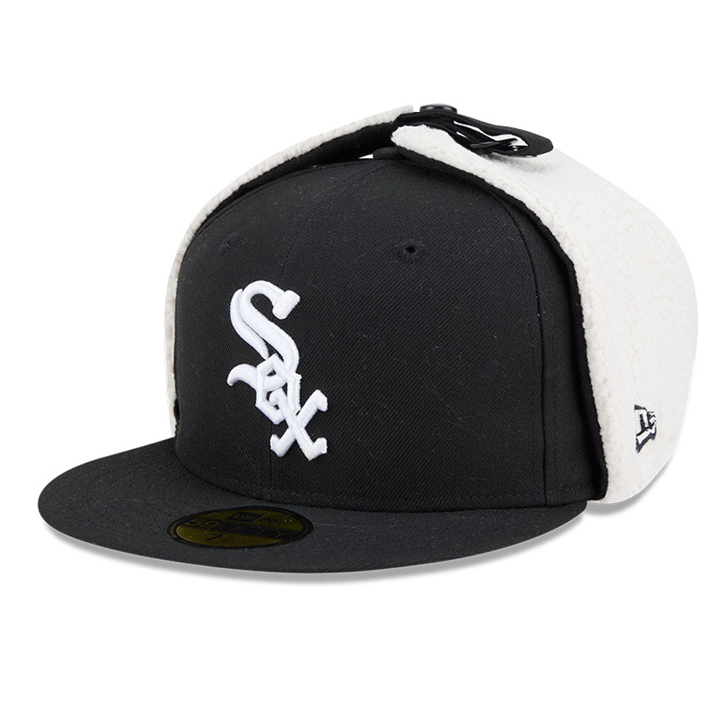 New Era - 59FIFTY Fitted Cap - Chicago White Sox - DOG EAR CLASSIC - Black - Headz Up 
