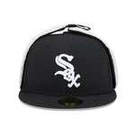 New Era - 59FIFTY Fitted Cap - Chicago White Sox - DOG EAR CLASSIC - Black - Headz Up 