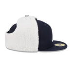 New Era - 59FIFTY Fitted Cap - Atlanta Braves - DOG EAR CLASSIC - Navy - Headz Up 