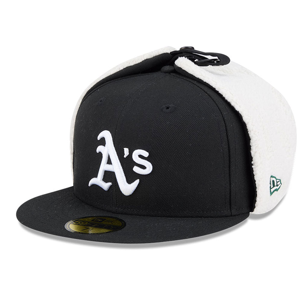 New Era - 59FIFTY Fitted Cap - Oakland Athletics - DOG EAR CLASSIC - Black - Headz Up 