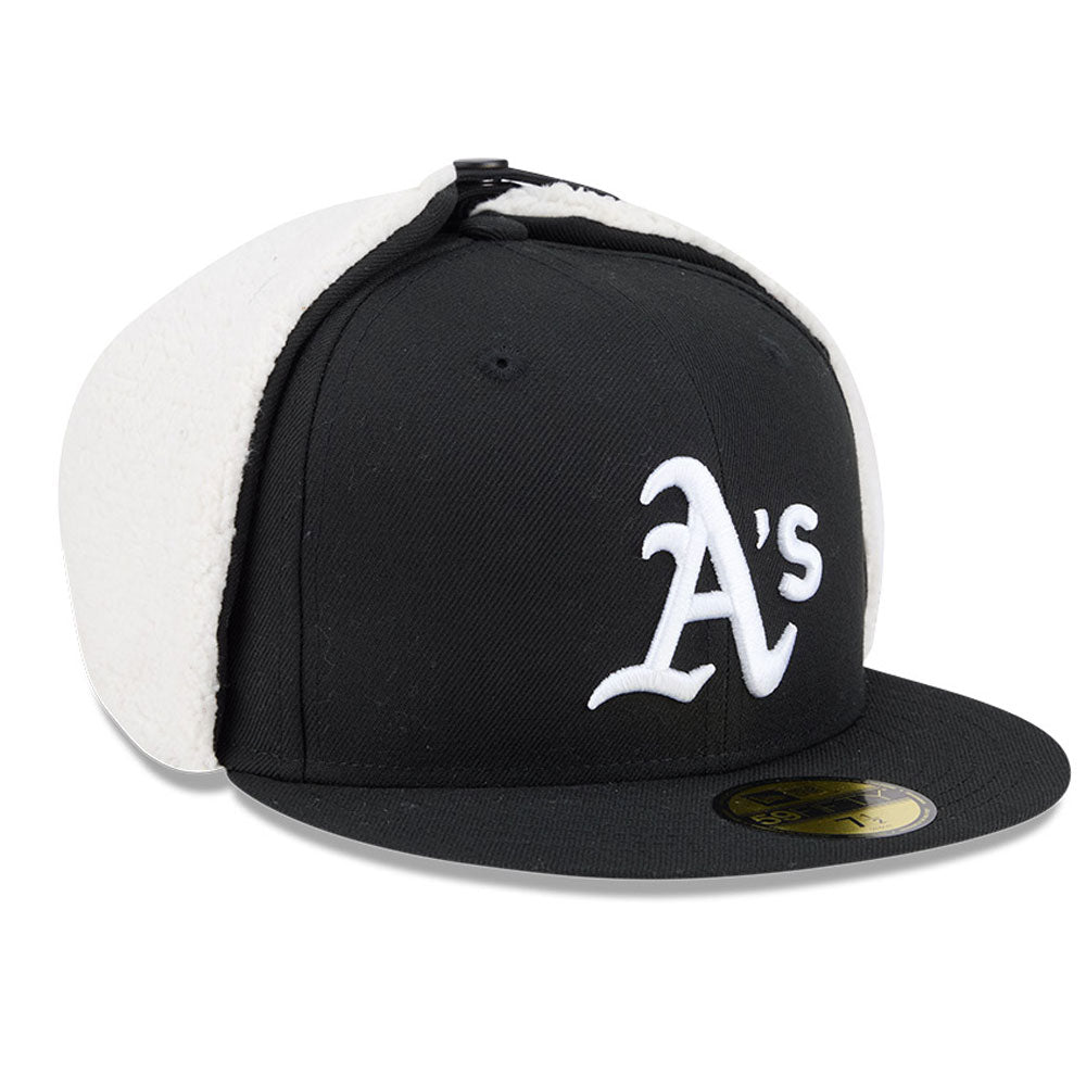 New Era - 59FIFTY Fitted Cap - Oakland Athletics - DOG EAR CLASSIC - Black - Headz Up 
