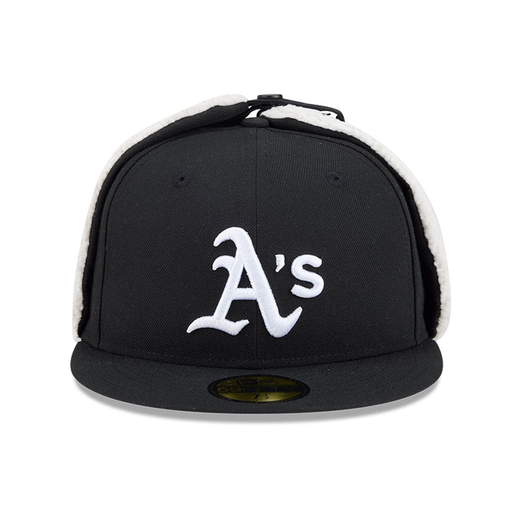New Era - 59FIFTY Fitted Cap - Oakland Athletics - DOG EAR CLASSIC - Black - Headz Up 