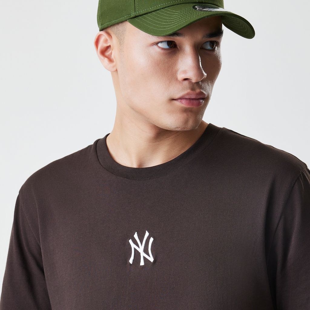 New Era - MLB LE MIDI - Oversize Tee - New York Yankees - Brown - Headz Up 