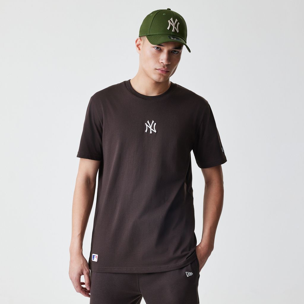 New Era - MLB LE MIDI - Oversize Tee - New York Yankees - Brown - Headz Up 