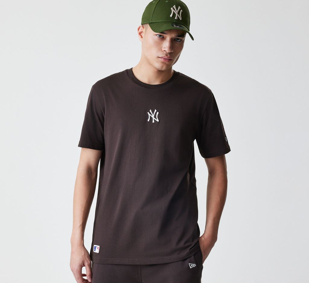 New Era - MLB LE MIDI - Oversize Tee - New York Yankees - Brown - Headz Up 