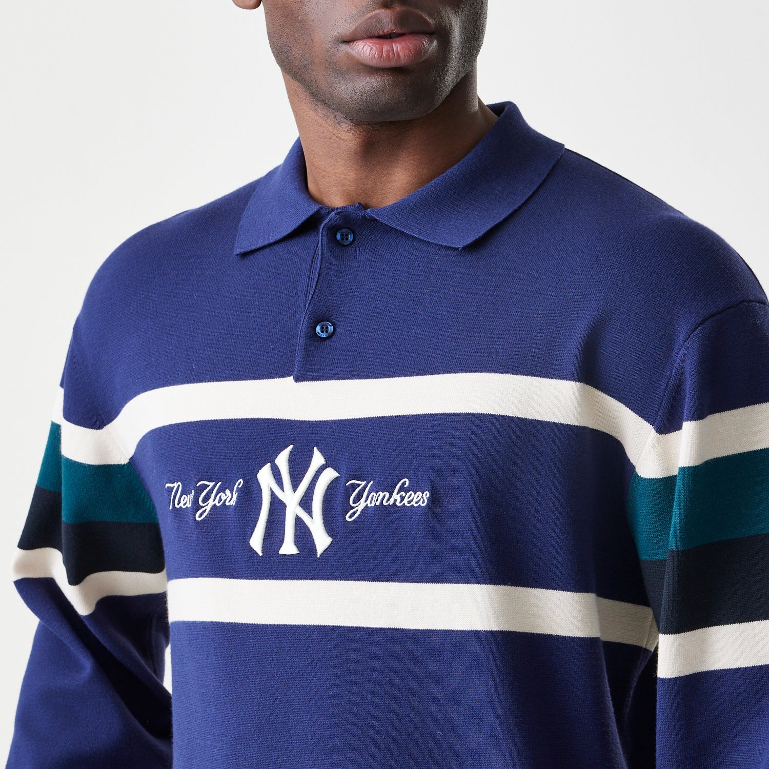 New Era - MLB KNIT RUGBY - New York Yankees - Navy - Headz Up 