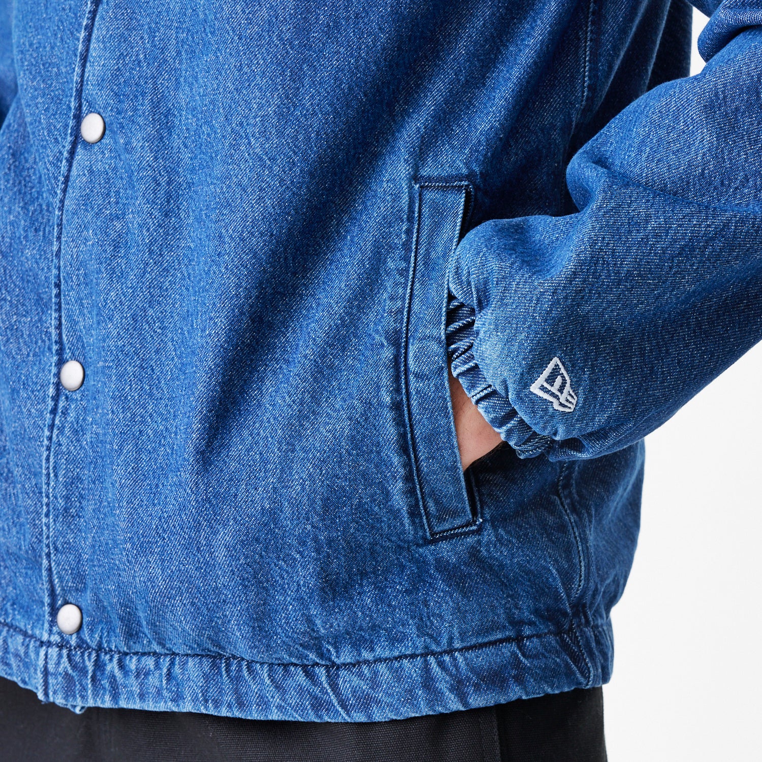 New Era - MLB Denim Coaches Jacket - New York Mets - Blue - Headz Up 