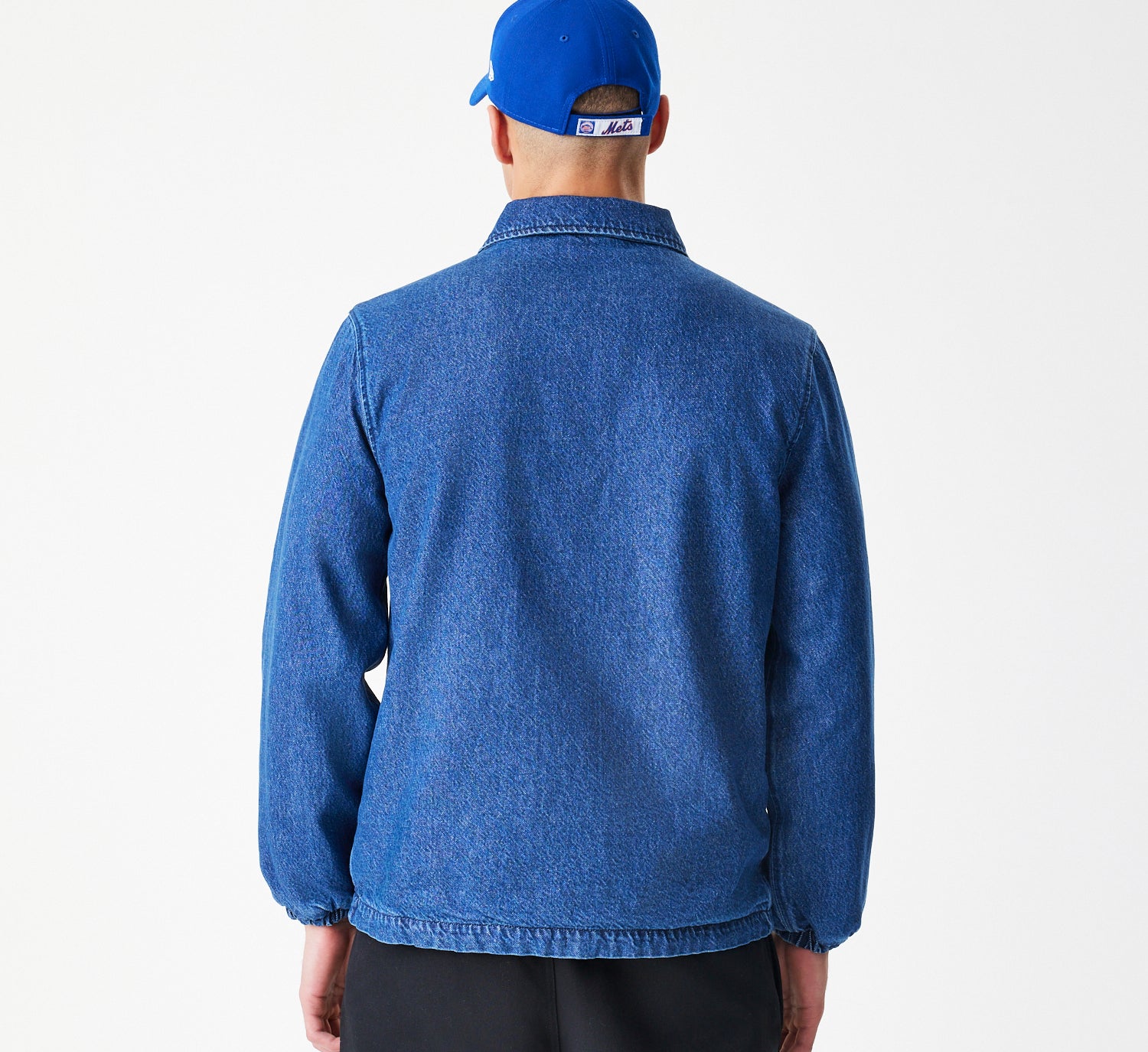 New Era - MLB Denim Coaches Jacket - New York Mets - Blue - Headz Up 
