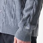 New Era - MLB KNIT Cardigan - New York Yankees - Grey - Headz Up 