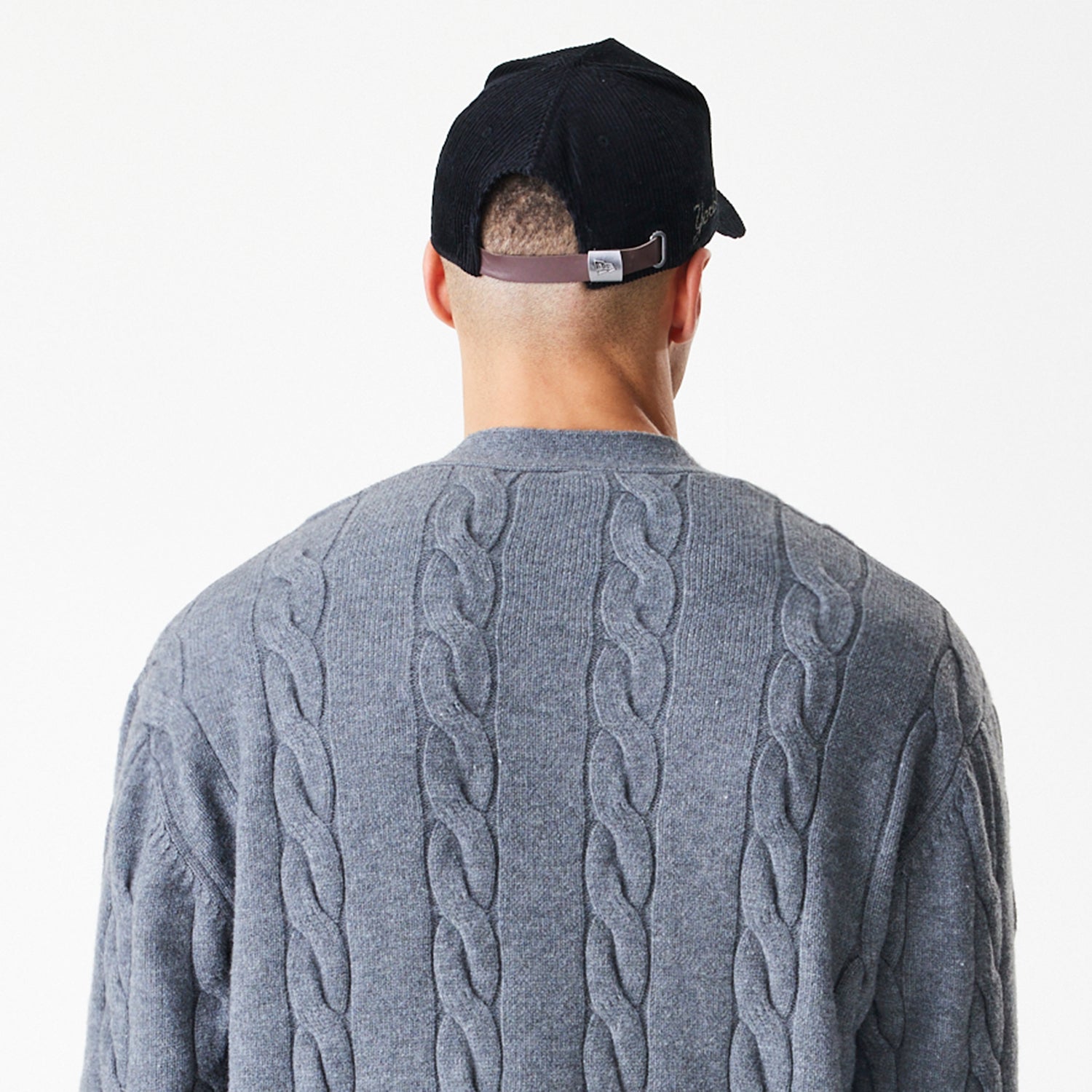 New Era - MLB KNIT Cardigan - New York Yankees - Grey - Headz Up 