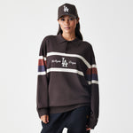 New Era - MLB KNIT RUGBY - Los Angeles Dodgers - Brown - Headz Up 