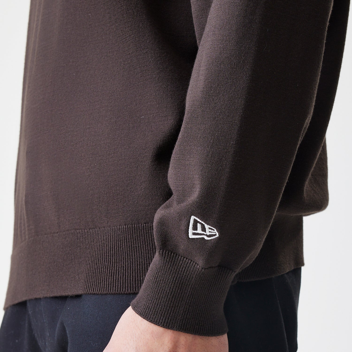 New Era - MLB KNIT RUGBY - Los Angeles Dodgers - Brown - Headz Up 