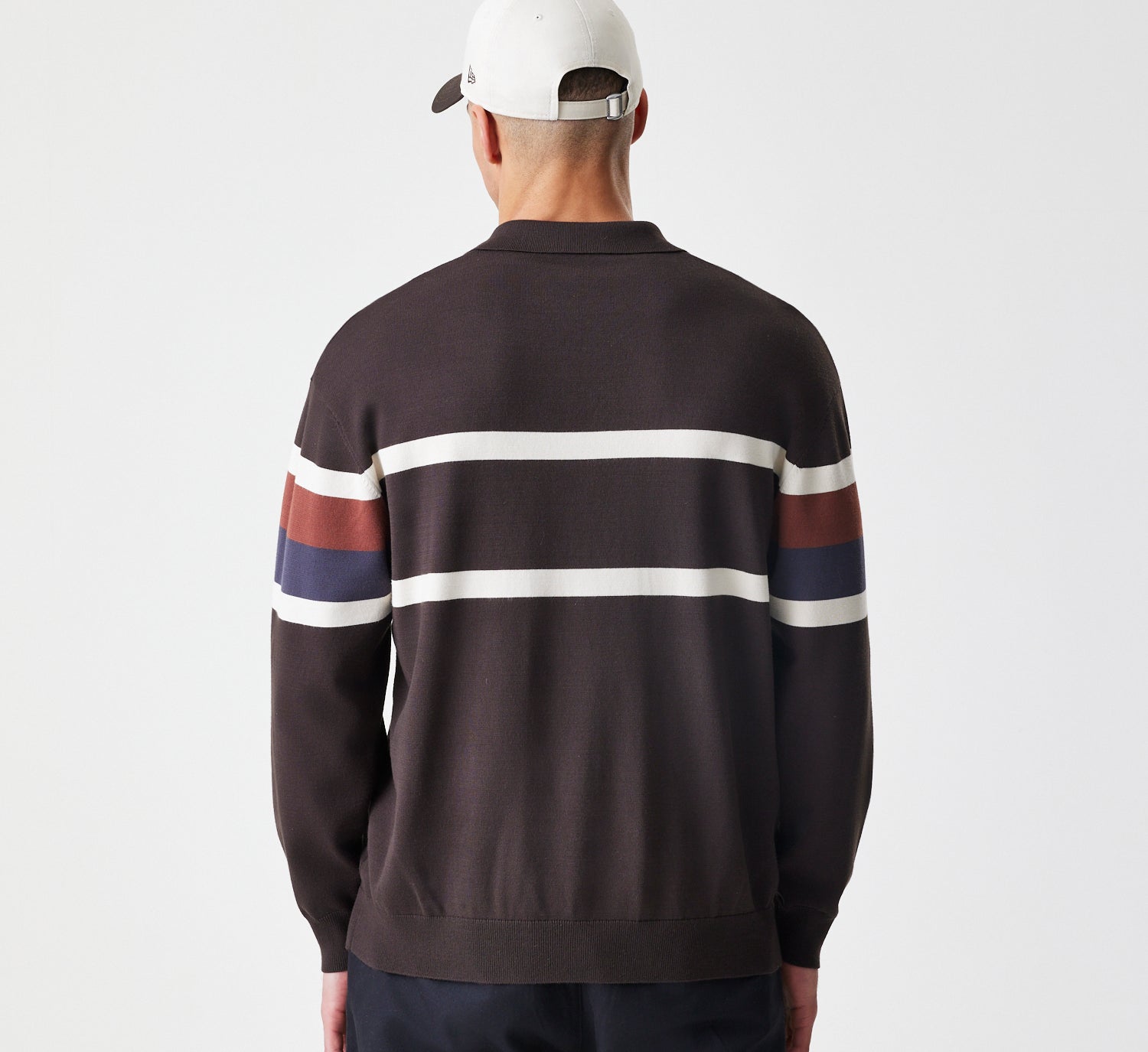 New Era - MLB KNIT RUGBY - Los Angeles Dodgers - Brown - Headz Up 