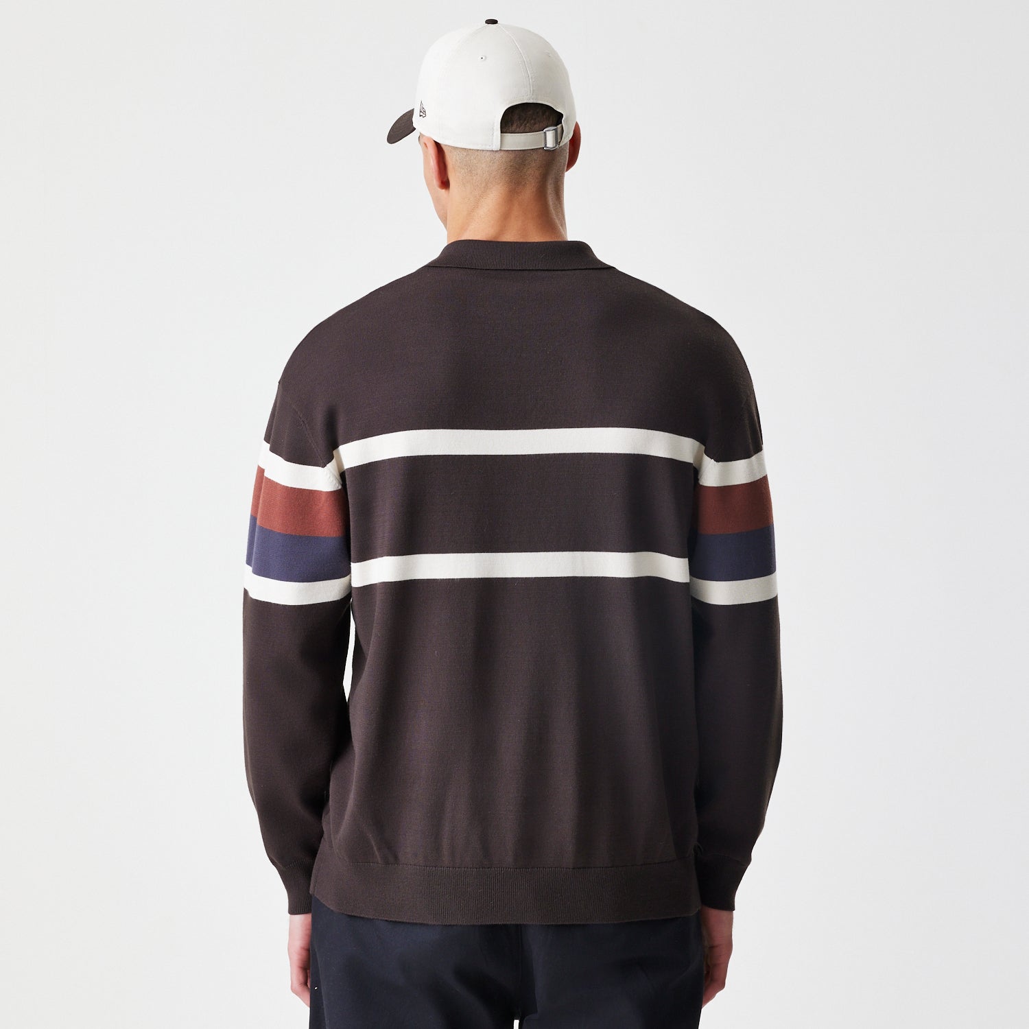 New Era - MLB KNIT RUGBY - Los Angeles Dodgers - Brown - Headz Up 