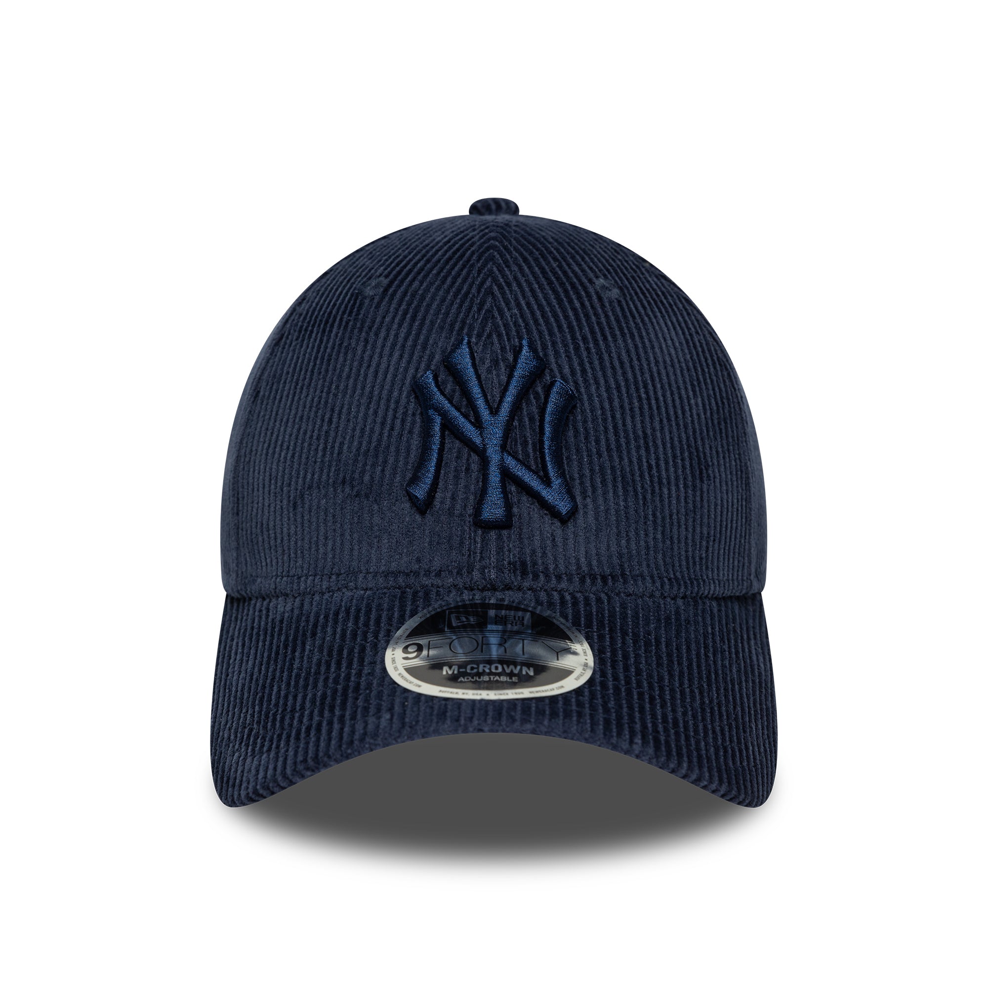 New Era - 9FORTY M-Crown - CORD - New York Yankees - Navy - Headz Up 