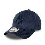 New Era - 9FORTY M-Crown - CORD - New York Yankees - Navy - Headz Up 