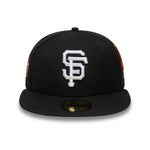 New Era - 59FIFTY Fitted Cap - MLB AOP - San Francisco Giants - Black - Headz Up 