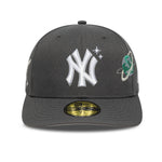 New Era - 59FIFTY PC Fitted Cap - PLANET ICON - New York Yankees - Dark Grey - Headz Up 