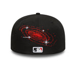New Era - 59FIFTY PC Fitted Cap - PLANET ICON - Los Angeles Dodgers - Black - Headz Up 